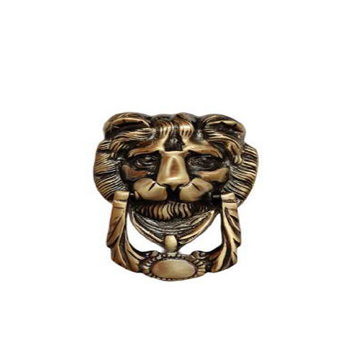 BK-804 Brass Lion Maharaja Door Knocker