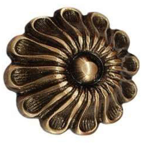 BD-703 Brass Flower Dome