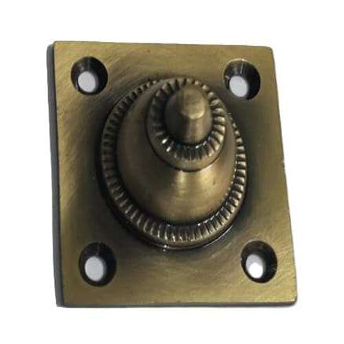 BD-706 Brass Square Knurling Dome