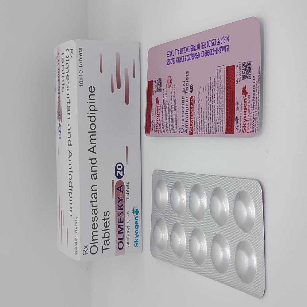 OLMESARTAN 20MG, AMLODIPINE 5 MG TABLET