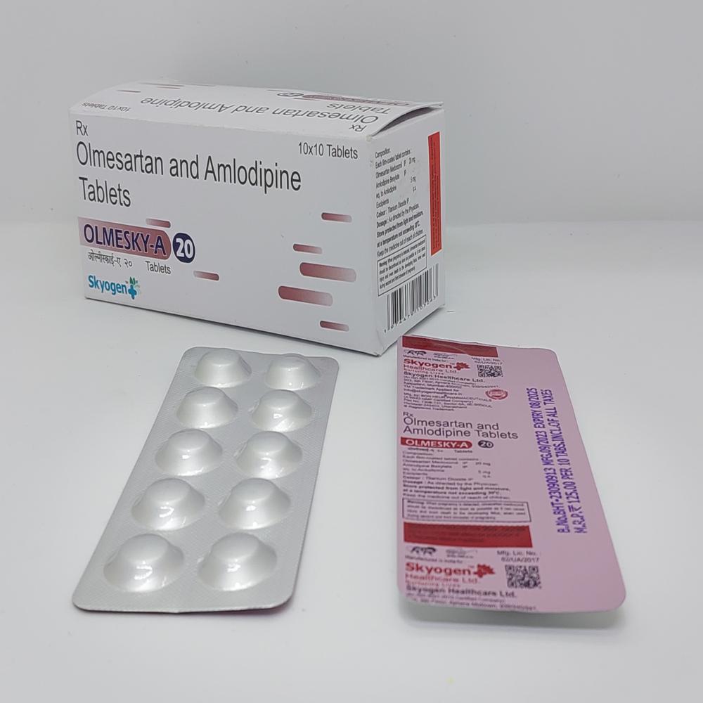OLMESARTAN 20MG, AMLODIPINE 5 MG TABLET