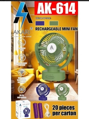 614 Rechargeable mini fan