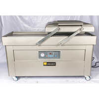 Double Chamber Vacuum Packing Machine - 250kg, 220-240V, Silver | Semi-Automatic, Electric Drive, 120 Pcs/Min Capacity, Frequency Speed Control