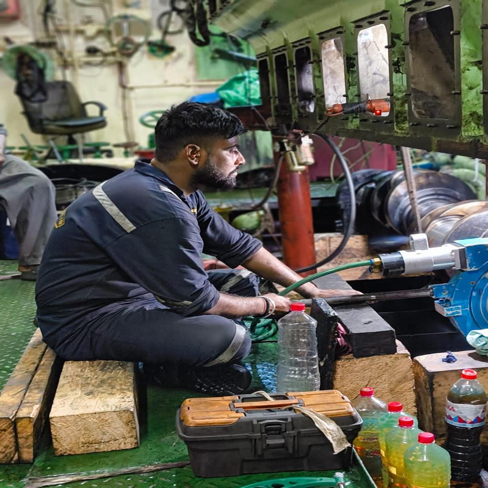 MAN B&W 18V23L-V0 Crankshaft Repair in Zanzibar, Tanzania