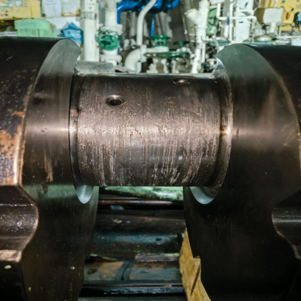 MAN B&W 18V23L-V0 Crankshaft Repair in Zanzibar, Tanzania