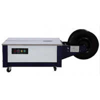 Table Top Strapping Machine - Stainless Steel, 80 Kg , Black & Silver | Semi-automatic, 1.5 M/s Strapping Speed, Frequency Speed Control, 1-year Warranty