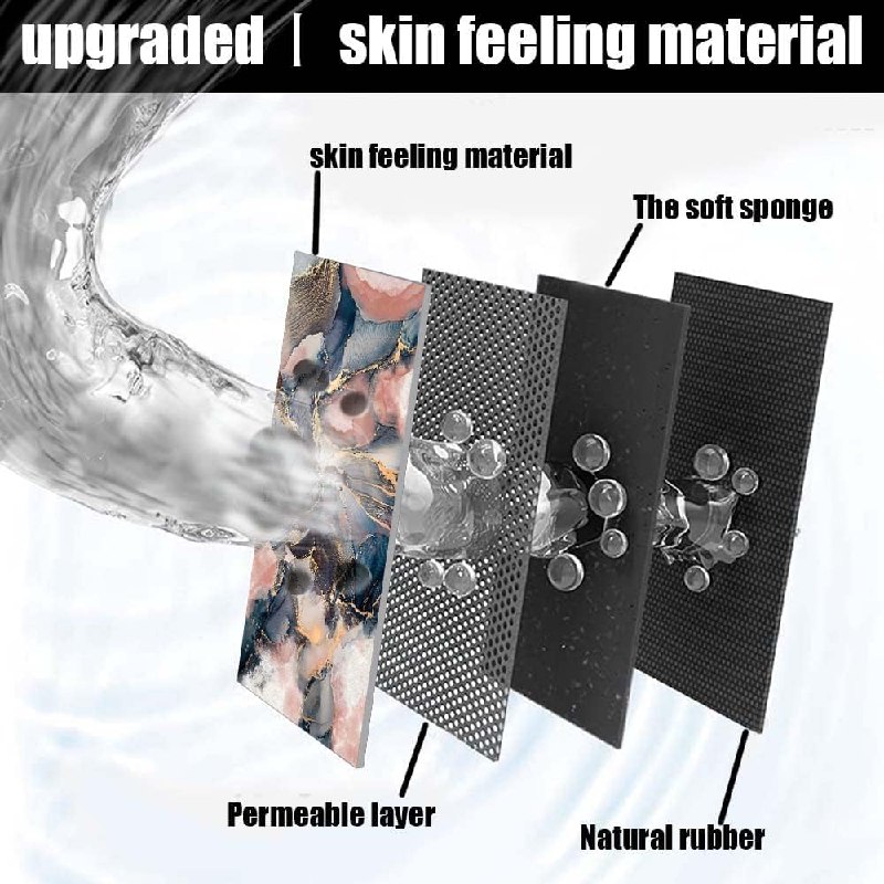 Marble Printed Bathroom Mat