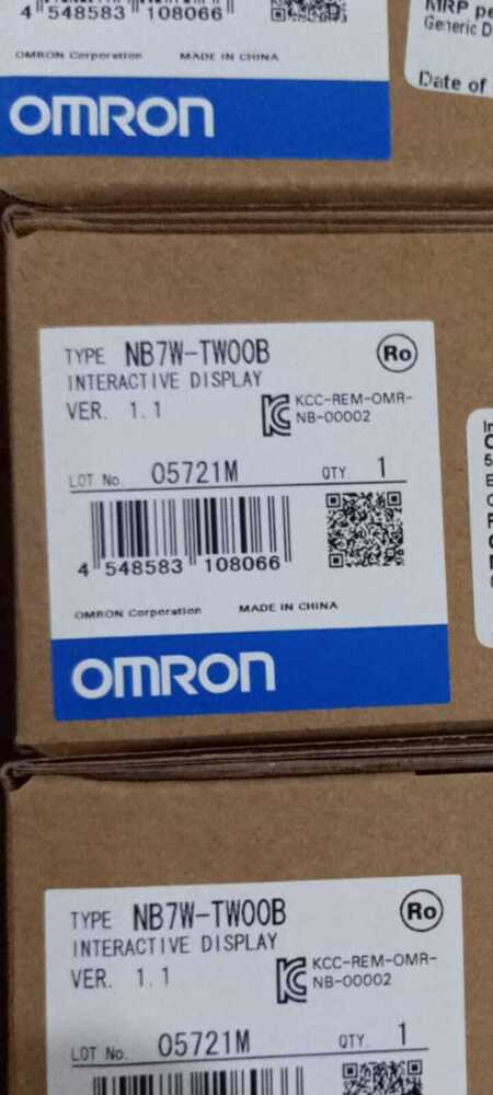 OMRON INTERACTIVE DISPLAY, NB7W-TW00B,NS5-SQ11B-V2,NS5-TQ00-V2