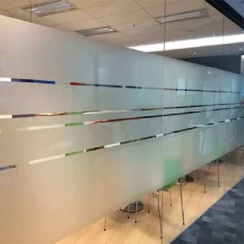 Pvc Frosted Glass Film - Color: Transparent