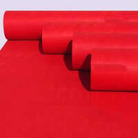 Non Woven Carpet - Durable Non-woven Fabric, Customizable Sizes & Shapes, Modern Design In Various Colors, Plain Pattern For Elegant Home Use