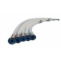 Silicone Braided Hose With TC Fitting
