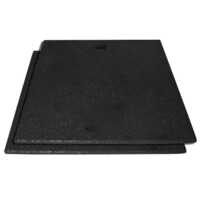 Rubber Floor Tile - Color: Black
