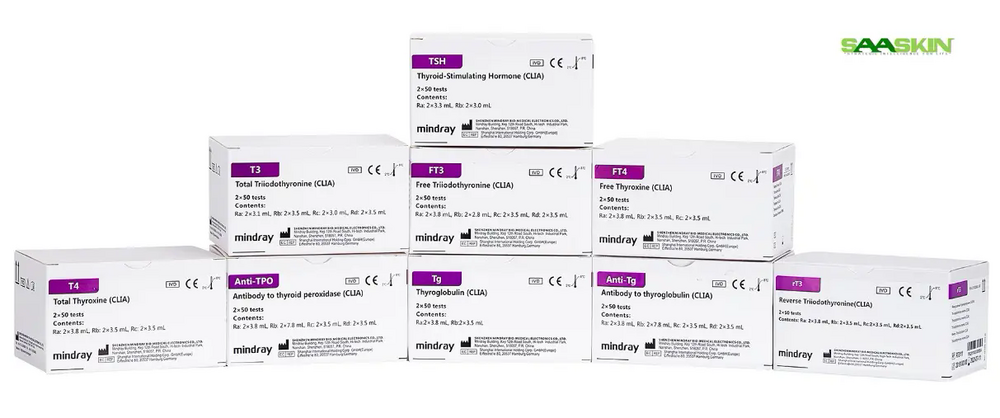 Mindray Parathyroid Hormone (Clia) - Chemiluminescence Immunoassay Reagents For 50t & 100t Packs | Compatible With Cl Series Analyzers, Ready-to-use