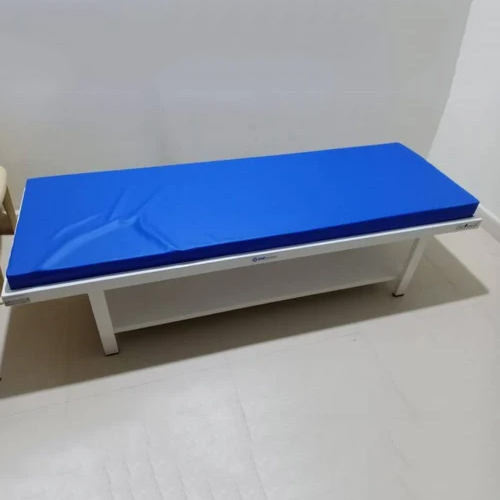 Mild Steel Attendant Bed - Mattress Material: Simple Foam