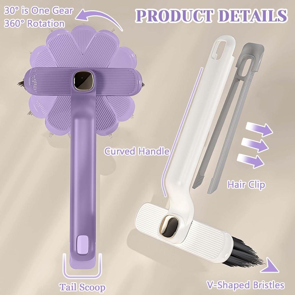 Rotating Head Gap Cleaning Brush