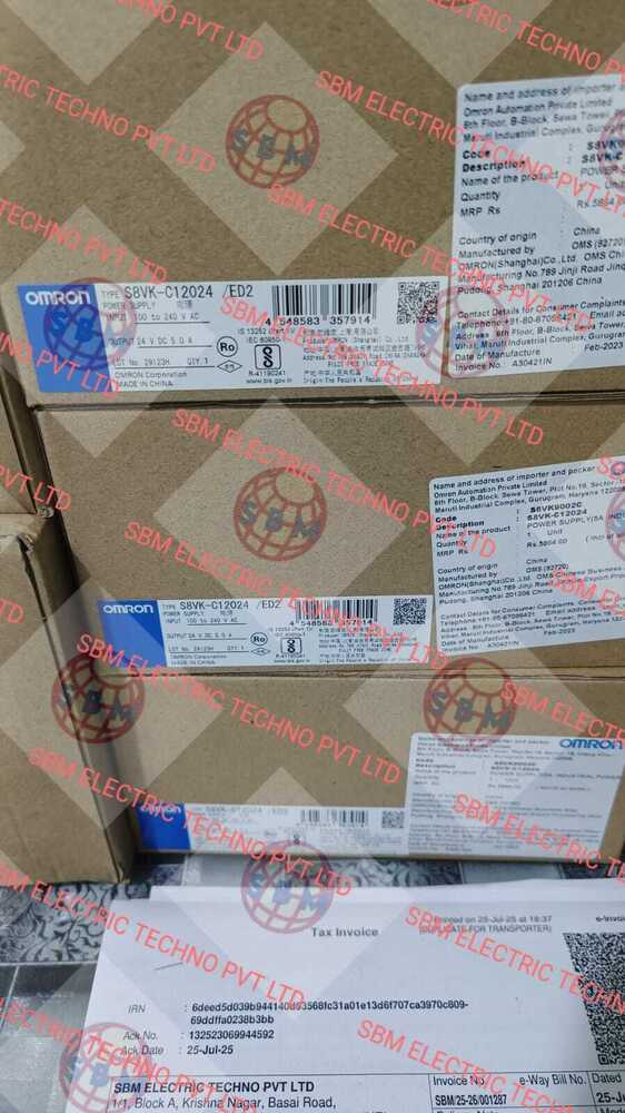 OMRON POWER SUPPLY 100-240VAC, S8VK-C12024