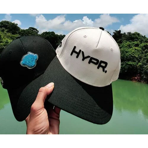 Customized Embroidery Cotton Caps - Color: White