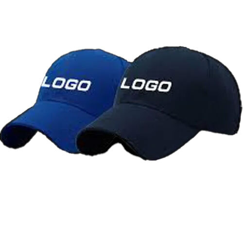Cotton 6 Panel Embroidery Cap - Color: Blue