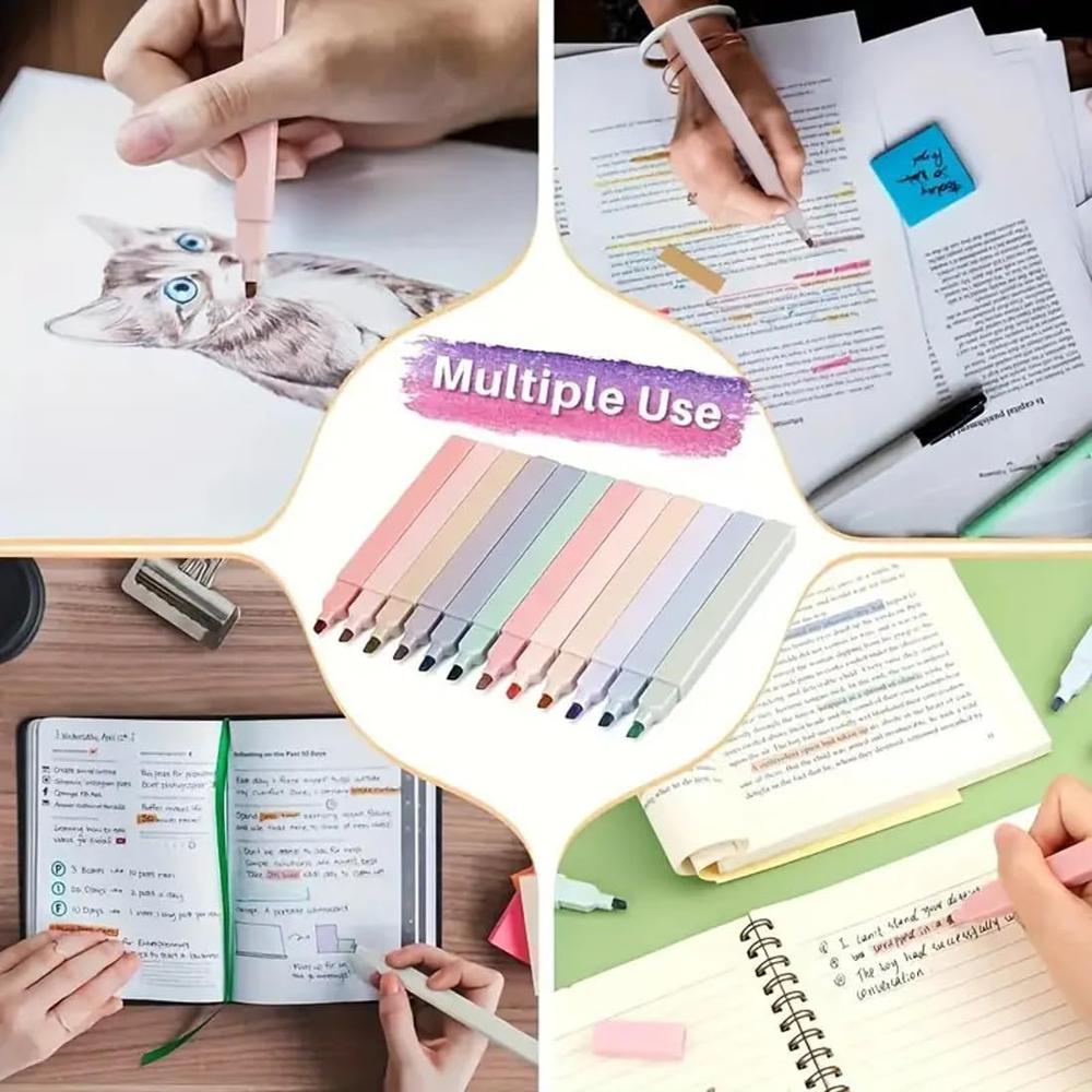 6 Pcs Aesthetic Cute Bible Highlighters