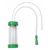 Infant Mucus Extractor - Plastic, 20-25ml Capacity | Round Tip Design, Sterile Individual Packaging, Optional Bacterial Barrier Filter
