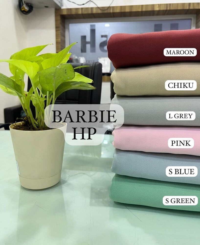 Barbie Knitted Lycra Polyster fabrics