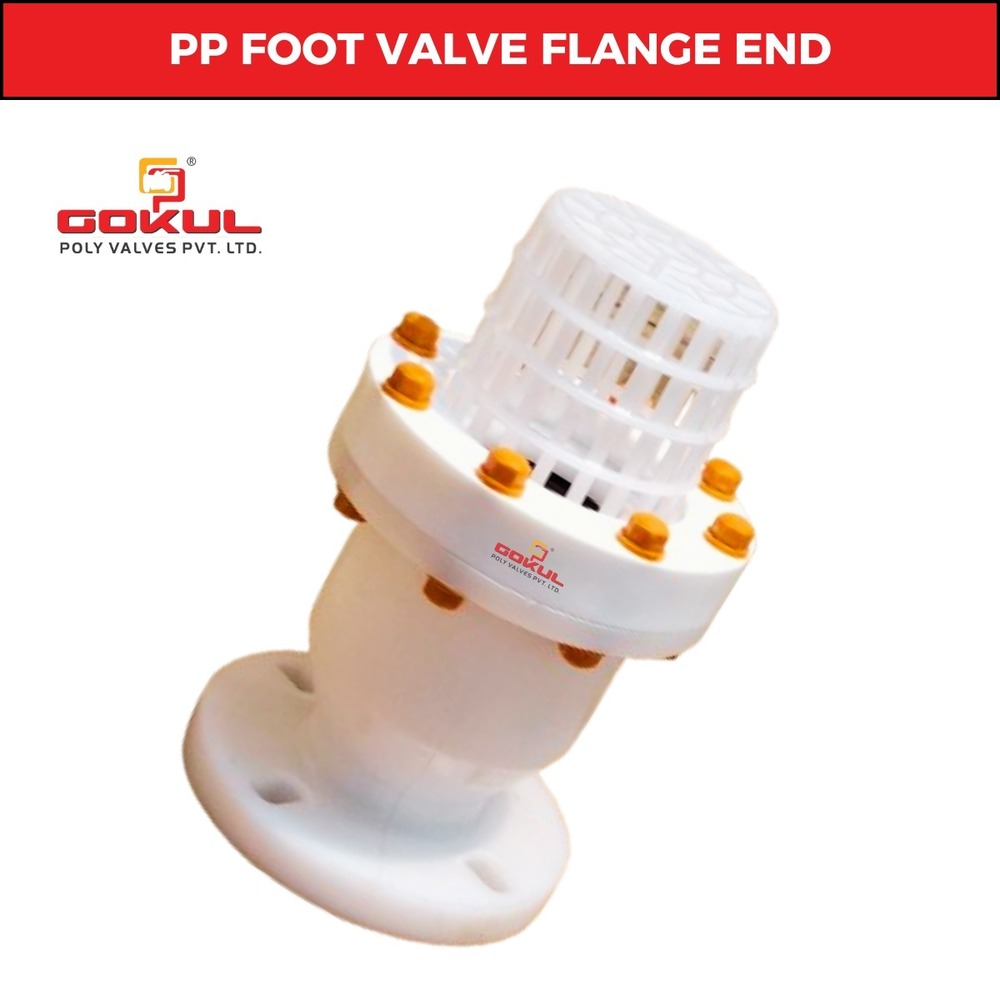 Pp Foot Valve Screw End 1" - Application: Industrial And Water Application