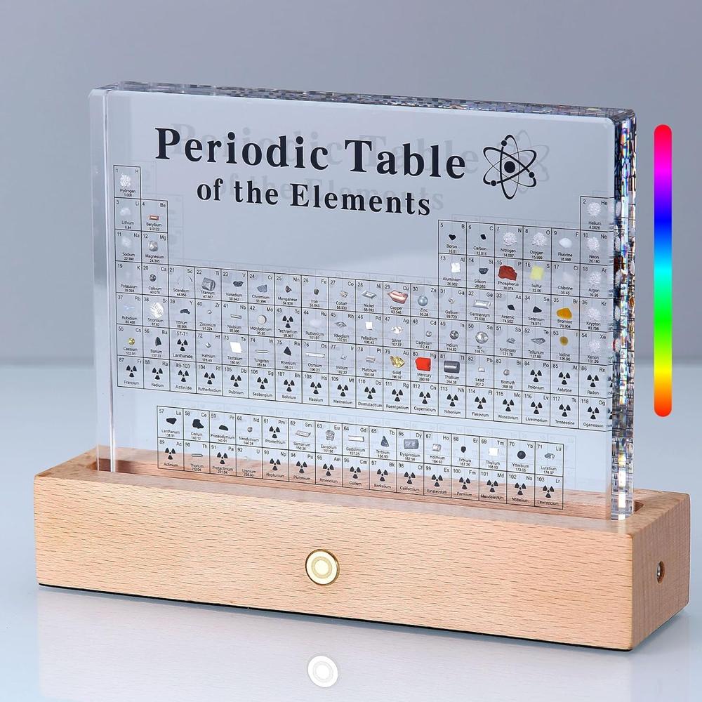 Periodic Table with Real Elements Inside
