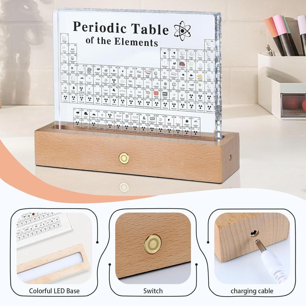 Periodic Table with Real Elements Inside