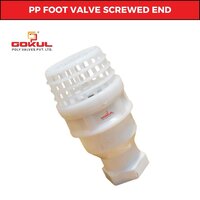PP Foot Valve Screw End 1.5