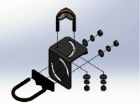 ANGLED INFRARED RADIOMETER MOUNTING BRACKET (AM-220)