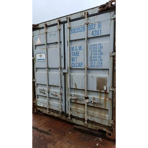 Open Top Shipping Container - Capacity: 20 Ton
