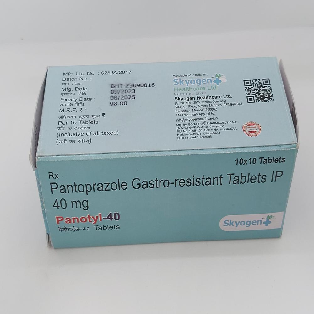 PANTOPRAZOLE GASTRO-RESISTANT 40MG TABLET