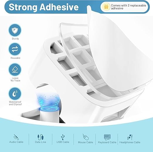 6 Pack Magnetic Cable Clips
