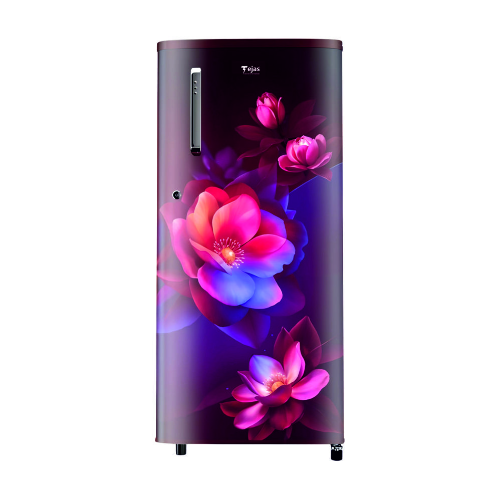 180 Ltr. Curve Refrigerator - BIG FLOWER