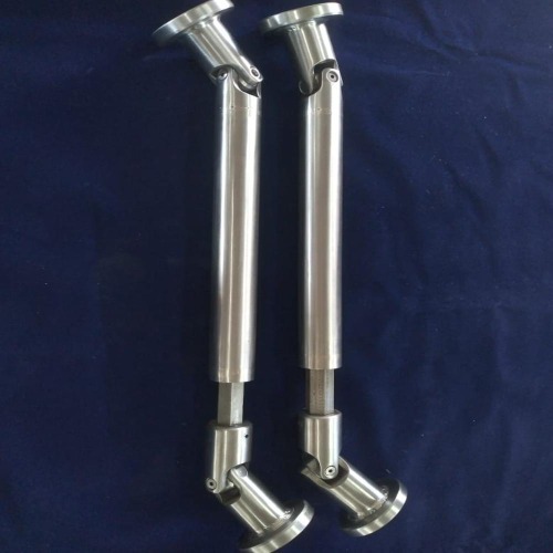 Flange Type Expandable Universal Joint - Color: Silver