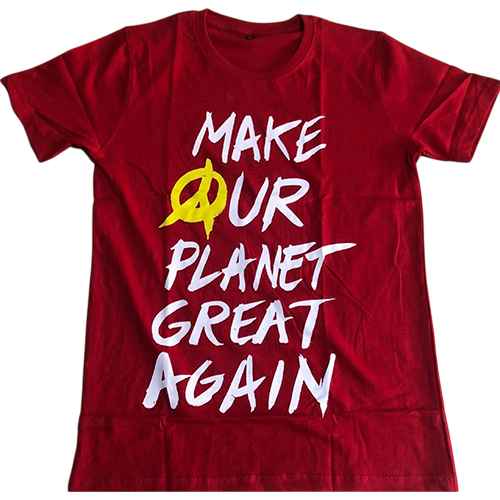 Maroon Cotton Round Neck T-Shirt