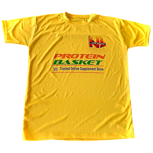 Yellow Sports Wear T-Shirt