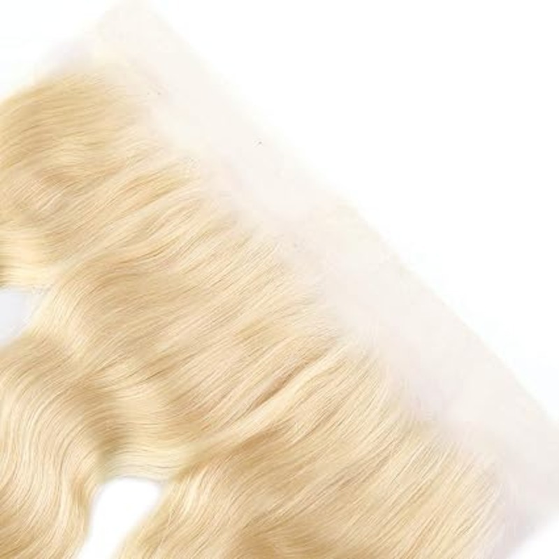 613 Frontal 13X4 Frontal Human Hair Blonde Frontal 10 Inch