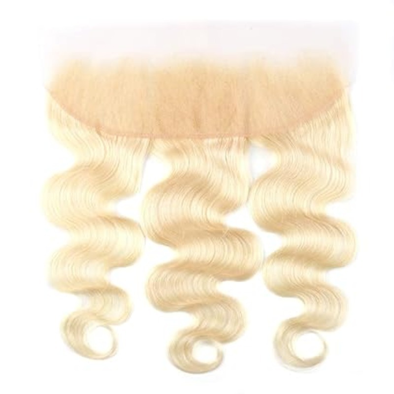 613 Frontal 13X4 Frontal Human Hair Blonde Frontal 10 Inch
