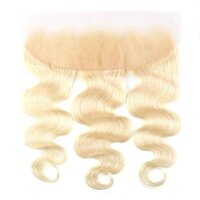 613 Frontal 13X4 Frontal Human Hair Blonde Frontal 10 Inch