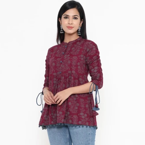 Ladies Cotton Short Top
