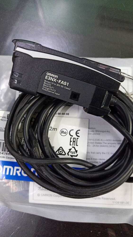 OMRON FIBER OPTIC SENSOR 10 TO 30VDC,  E3NX-FA51