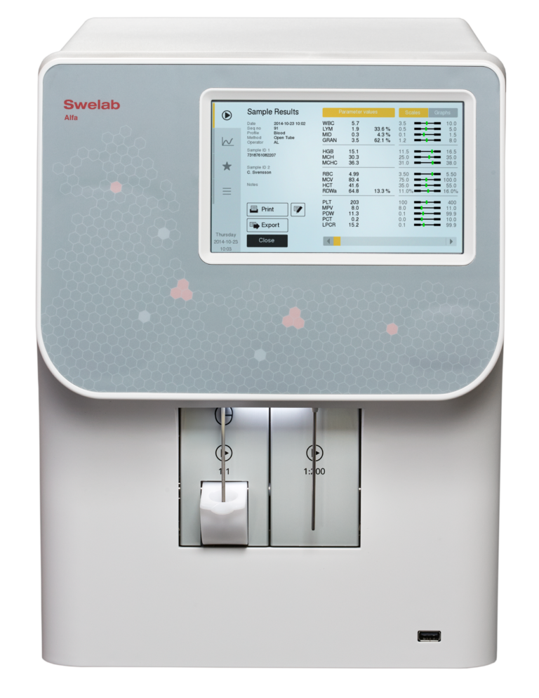 3 Part Hematology Analyser - Application: Laboratory