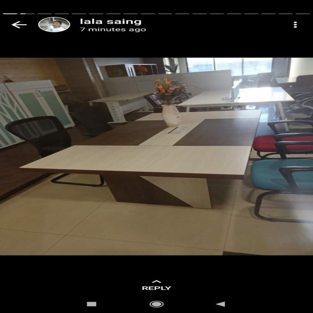 Office Wooden L Shape Table - Feature: Good Quality