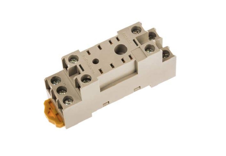 Pyf08a-n Omron Relay Base - Color: White