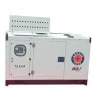 15 Kva Single Phase Cooper Diesel Generator - Color: White