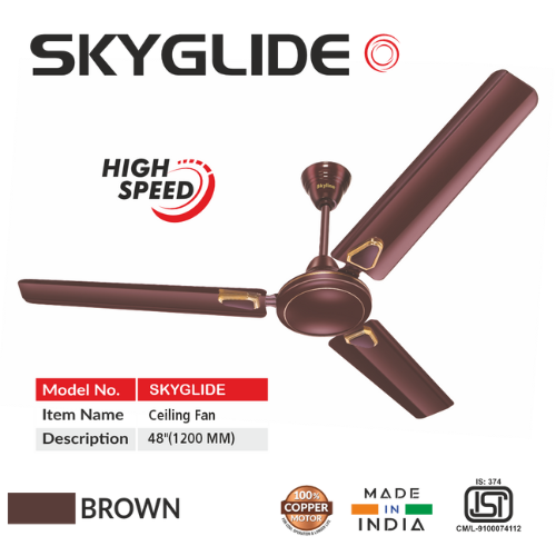 Skyline Ceiling Fan Skyglide 48" High-speed