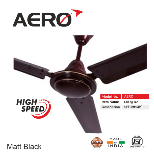 Skyline Ceiling Fan Aero 48" High-speed