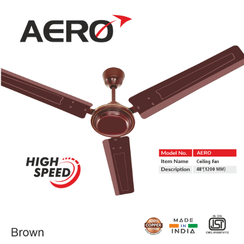 Skyline Ceiling Fan Aero 48" High-speed
