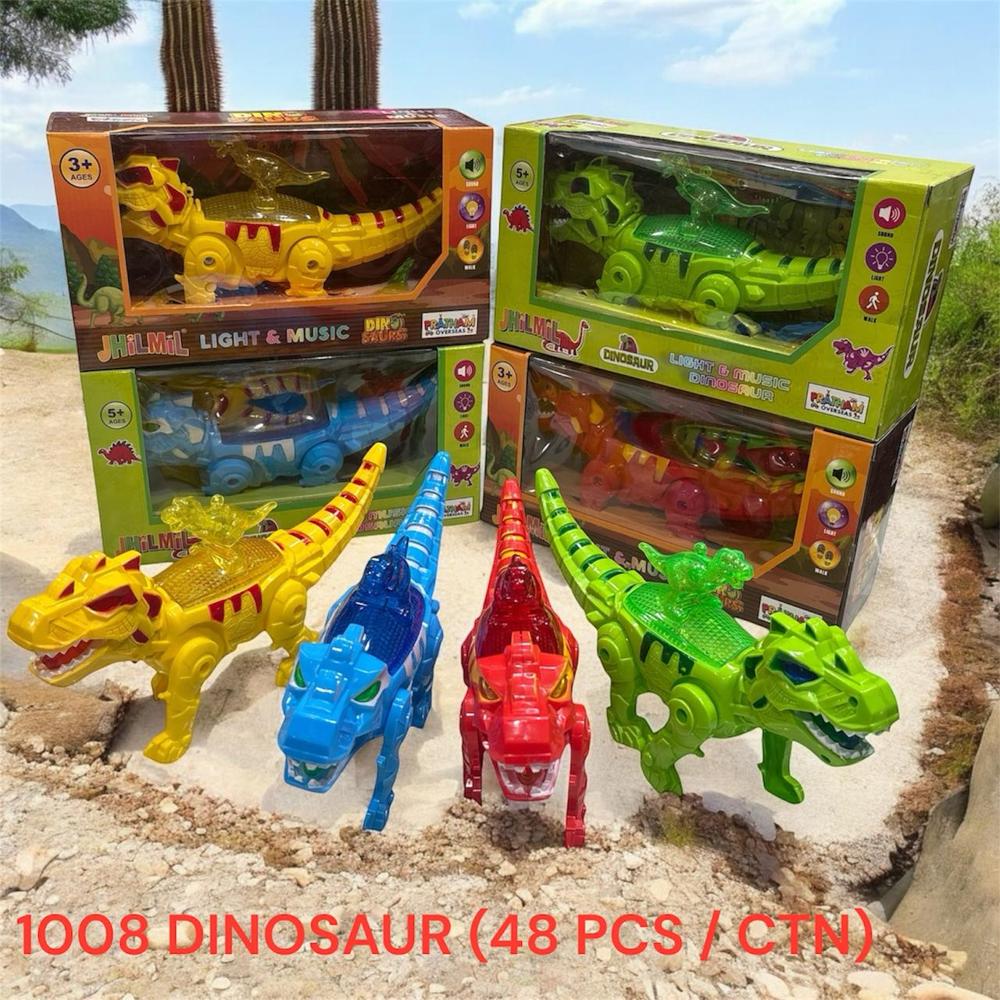 B/O Dinosaur With Light & Sound - Color: Different Available